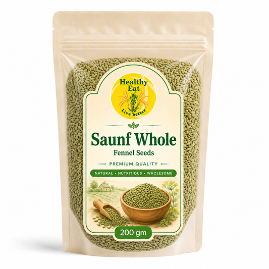 Healthy Eat Saunf Whole – Premium Fennel Seeds 200 gm