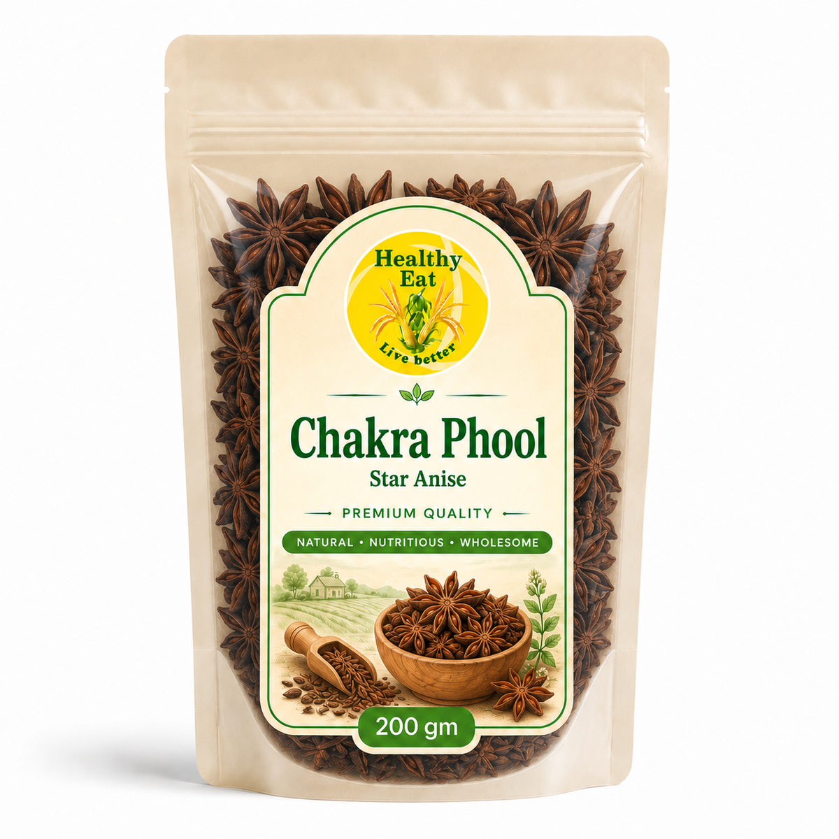 Healthy Eat Chakra Phool – Premium Star Anise 200 gm