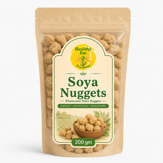 Healthy Eat Soya Nuggets – Wholesome Soya Nuggets 200 gm